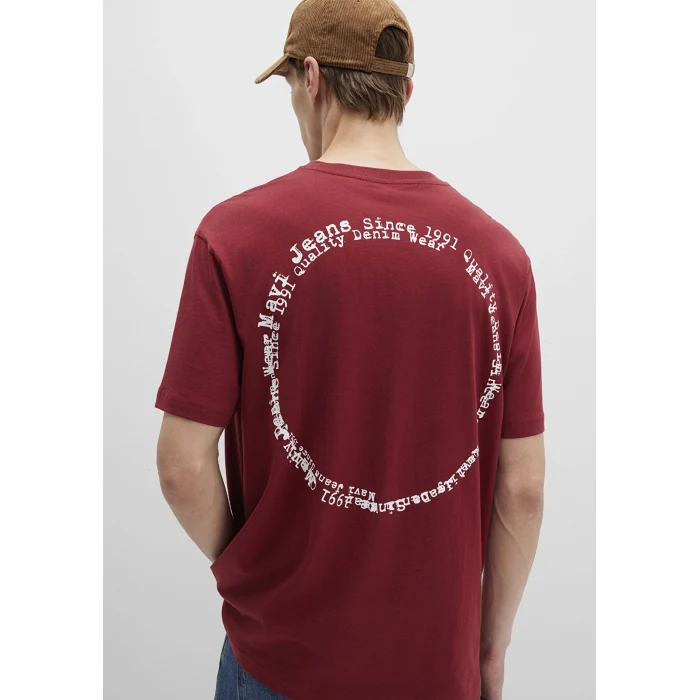 Mavi 0612899-89065 Mavi Jeans Baskılı Kırmızı Tişört