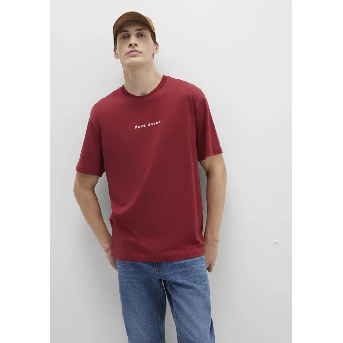 Mavi 0612899-89065 Mavi Jeans Baskılı Kırmızı Tişört