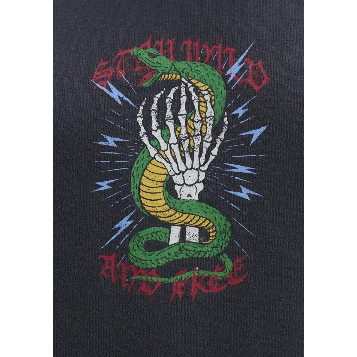 Mavi 0612929-80106 Sırt Baskılı Antrasit Tişört