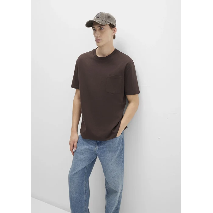 Mavi 066248-70251 Cep Detaylı Kahverengi Tişört