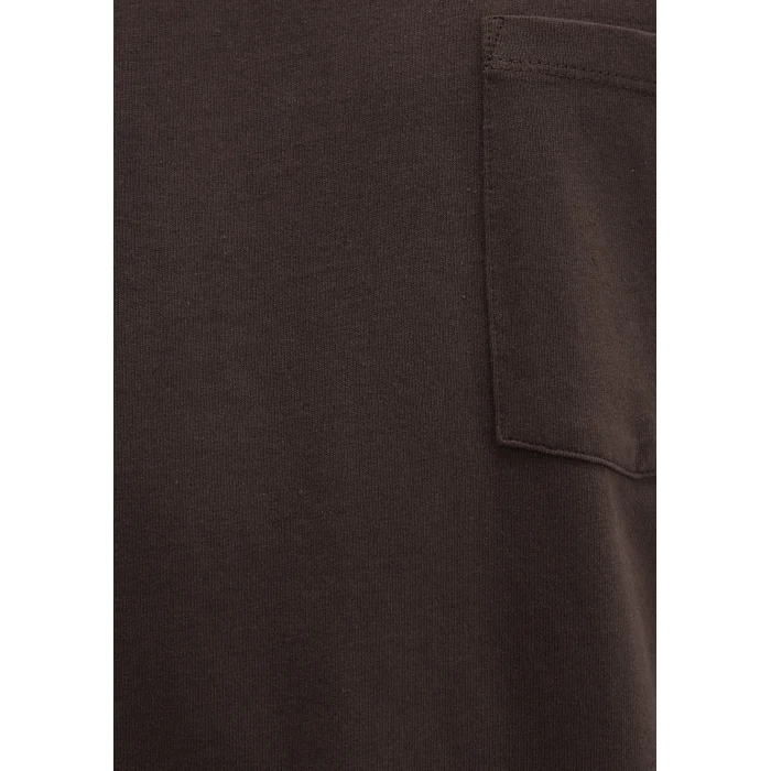 Mavi 066248-70251 Cep Detaylı Kahverengi Tişört