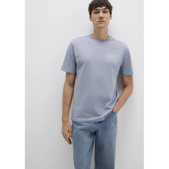 Mavi 0612908-86584 1991 Baskılı Mavi Tişört