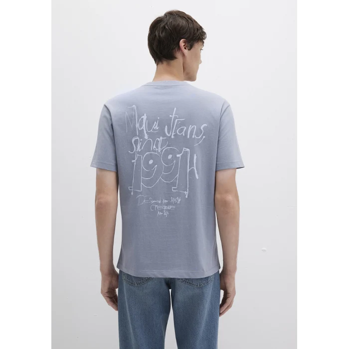 Mavi 0612908-86584 1991 Baskılı Mavi Tişört