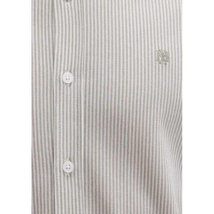 Mavi 0211402-91332 Çizgili Haki Gömlek