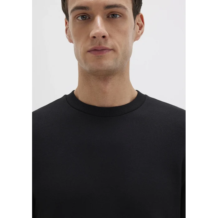 Mavi 0S10457-900 Bisiklet Yaka siyah Sweatshirt