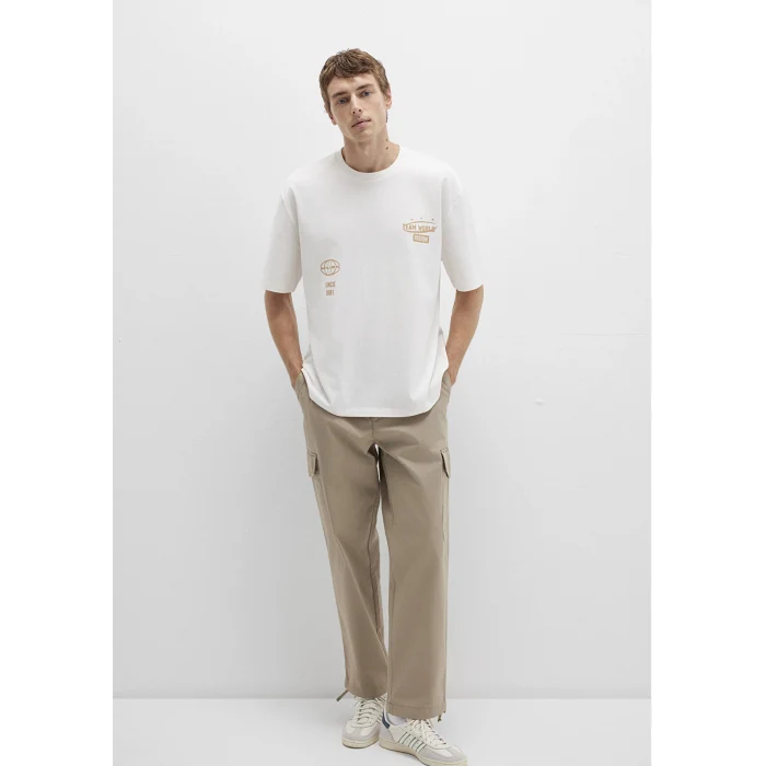 Mavi 0612913-84001 Baskılı Beyaz Tişört