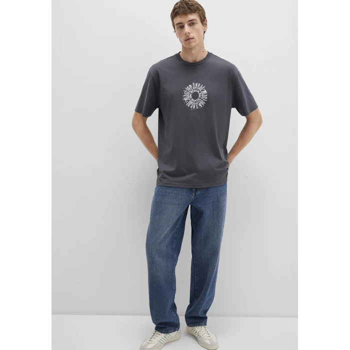 Mavi 0612449-80106 Sırt Baskılı İstanbul Tişört