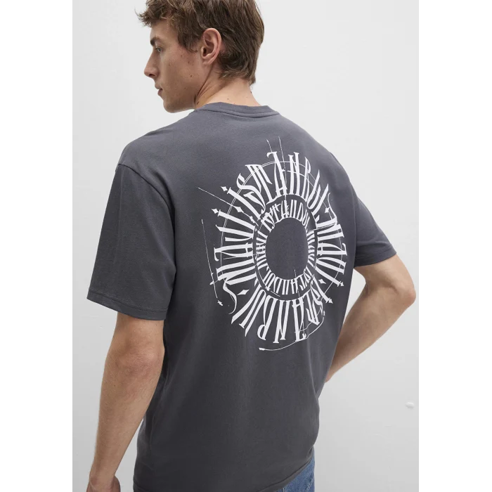 Mavi 0612449-80106 Sırt Baskılı İstanbul Tişört