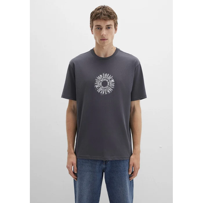 Mavi 0612449-80106 Sırt Baskılı İstanbul Tişört