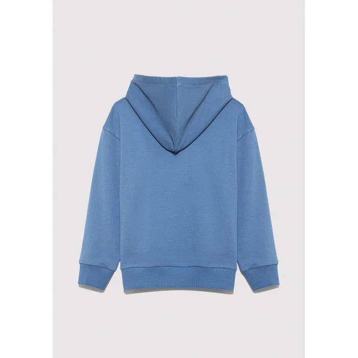 Mavi 6S10143-83767 Mavi Logo Baskılı Mavi Sweatshirt