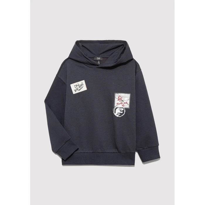 Mavi 6S10135-70087 Jurassic Park Baskılı Antrasit Sweatshirt