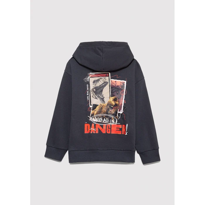 Mavi 6S10135-70087 Jurassic Park Baskılı Antrasit Sweatshirt