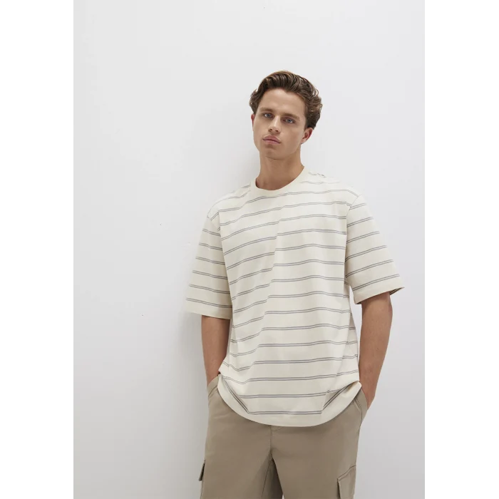 Mavi 0612914-70076 Çizgili Tişört