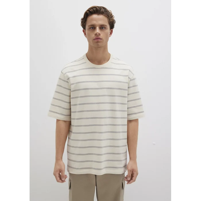 Mavi 0612914-70076 Çizgili Tişört