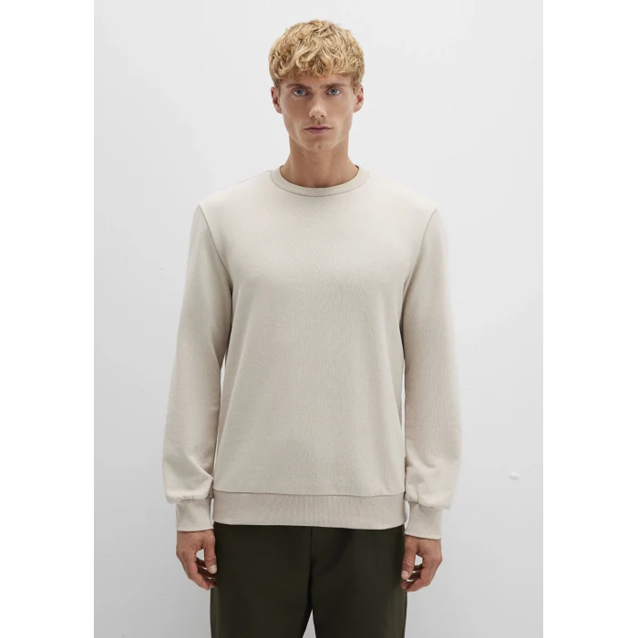 Mavi 0S10457-35111 Bisiklet Yaka Bej Sweatshirt