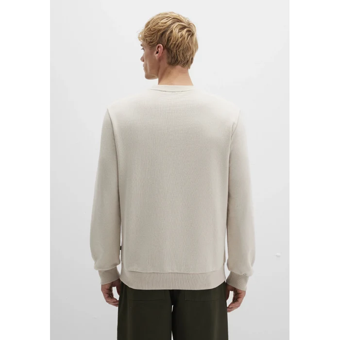 Mavi 0S10457-35111 Bisiklet Yaka Bej Sweatshirt