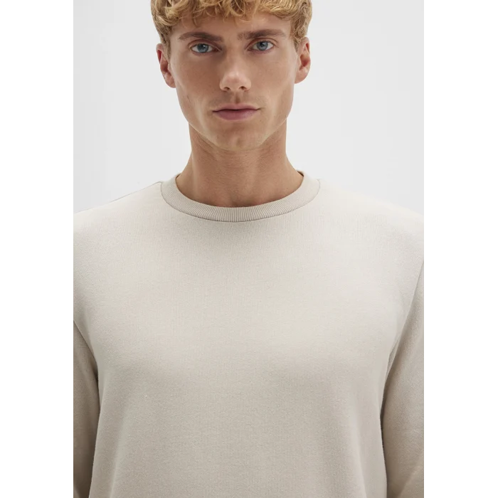 Mavi 0S10457-35111 Bisiklet Yaka Bej Sweatshirt