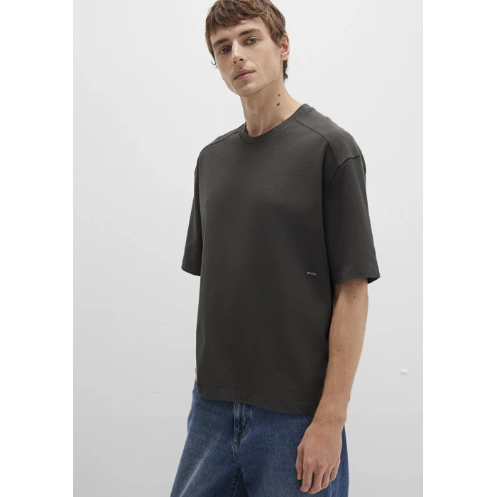 Mavi 0612909-70090 Bisiklet Yaka Gri Basic Tişört