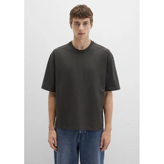 Mavi 0612909-70090 Bisiklet Yaka Gri Basic Tişört