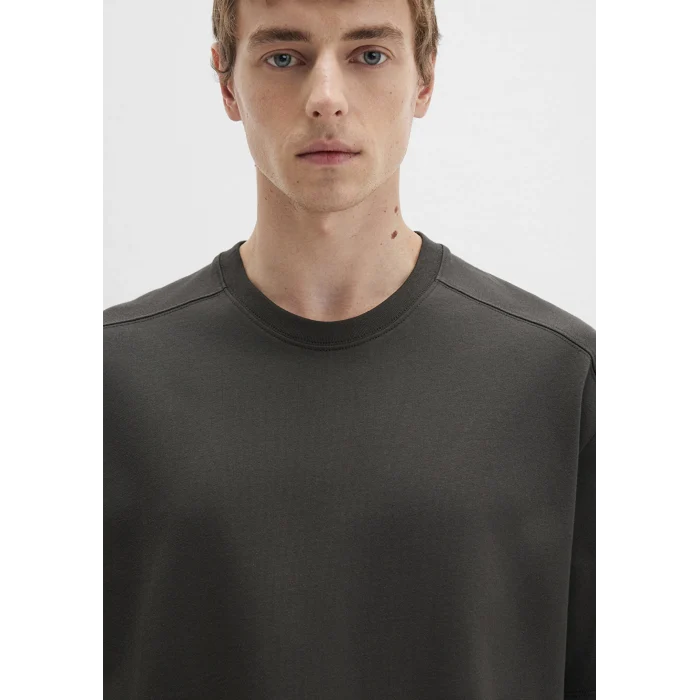 Mavi 0612909-70090 Bisiklet Yaka Gri Basic Tişört