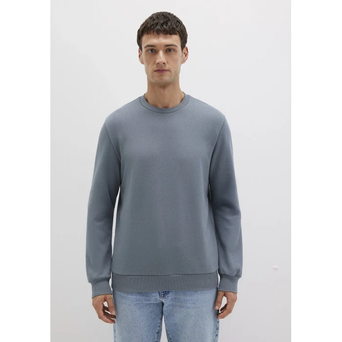 Mavi 0S10457-80889 Bisiklet Yaka Gri Sweatshirt