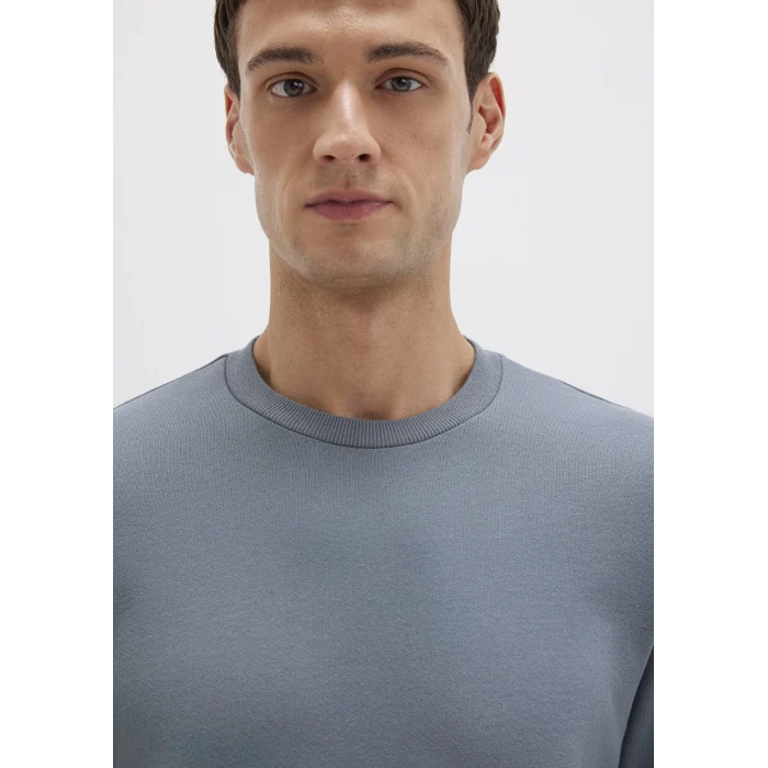 Mavi 0S10457-80889 Bisiklet Yaka Gri Sweatshirt