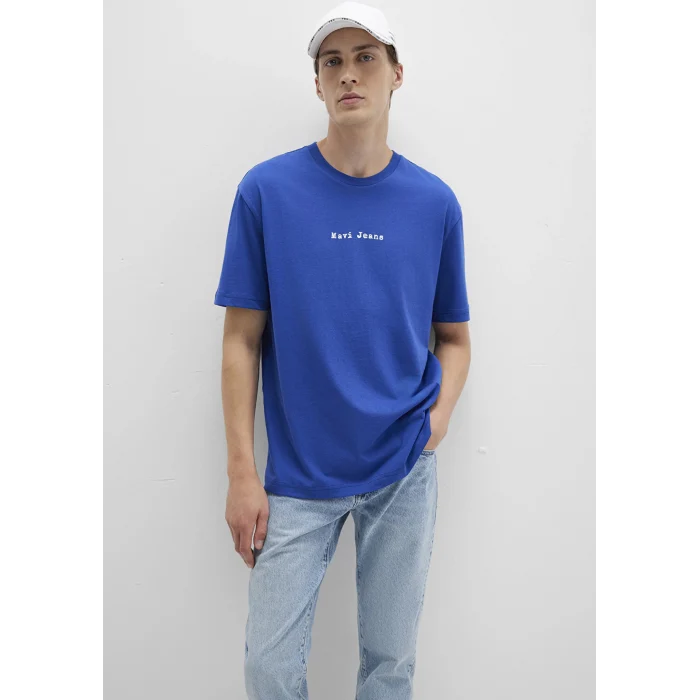 Mavi 0612899-70907 Mavi Jeans Baskılı Mavi Tişört