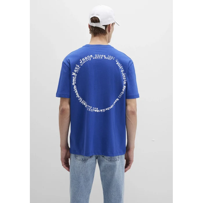 Mavi 0612899-70907 Mavi Jeans Baskılı Mavi Tişört