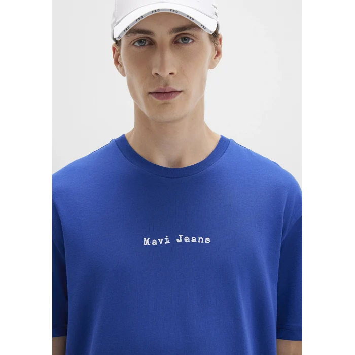 Mavi 0612899-70907 Mavi Jeans Baskılı Mavi Tişört