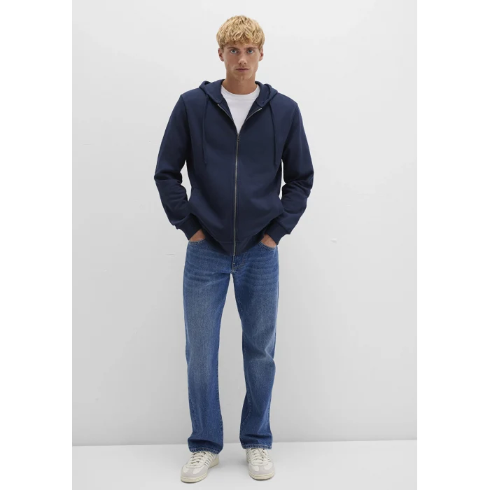 Mavi 0S10423-70490 Bisiklet Yaka Lacivert Sweatshirt