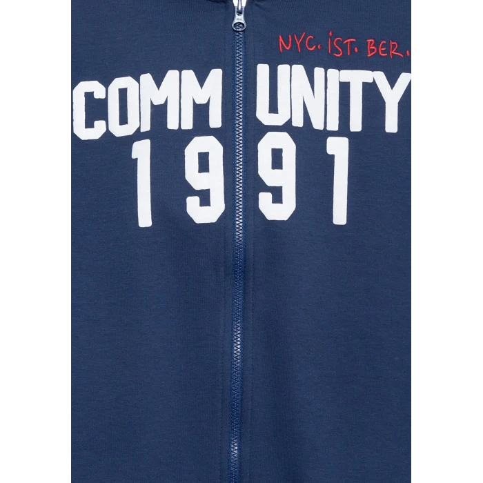 Mavi 6S10119-70721 Fermuarlı Lacivert Sweatshirt