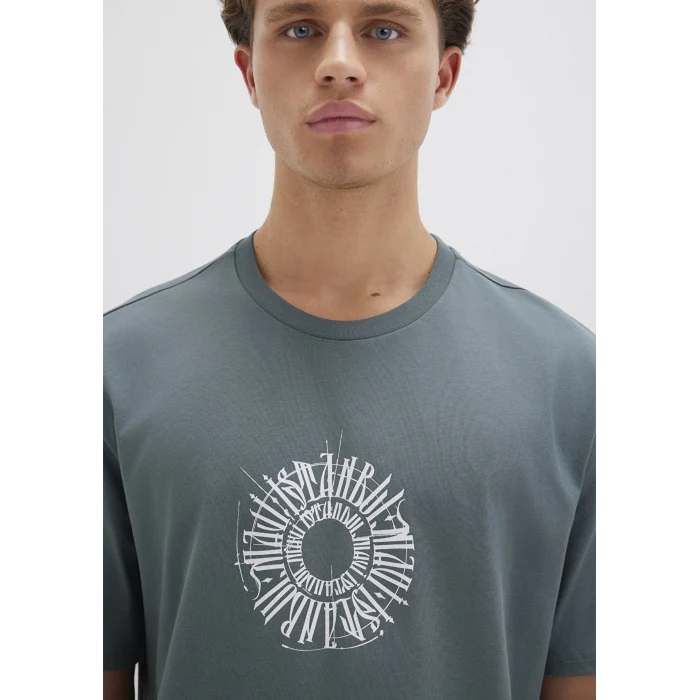 Mavi 0612449-71577 Sırt Baskılı İstanbul Tişört