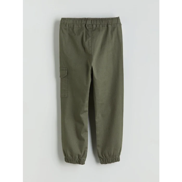 LCW Kids Bej Bisiklet Yaka Erkek Çocuk Sweatshirt ve Eşofman Alt