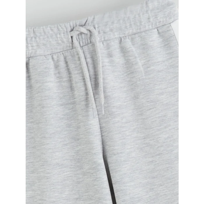 LCW Kids Gri Beli Lastikli Kız Çocuk Eşofman Altı