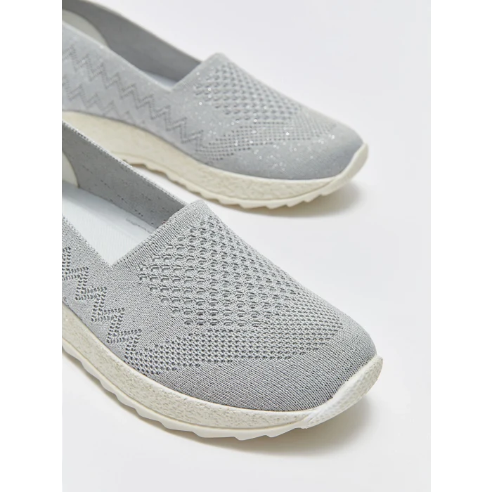 LCW STEPS Gri File Detaylı Kadın Spor Ayakkabı