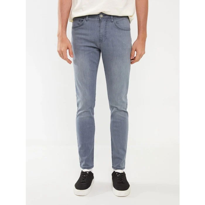LCW Jeans Gri 760 Skinny Fit Erkek Jean Pantolon