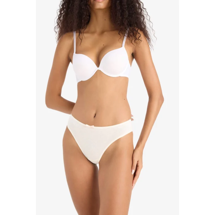 Defacto D6396 Bordo 3lü Basic Düz Brazilian Külot-Fall in Love