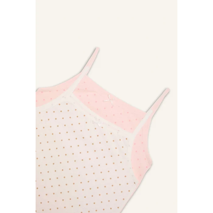 Defacto E7200 Pembe Kız Çocuk 2li Atlet