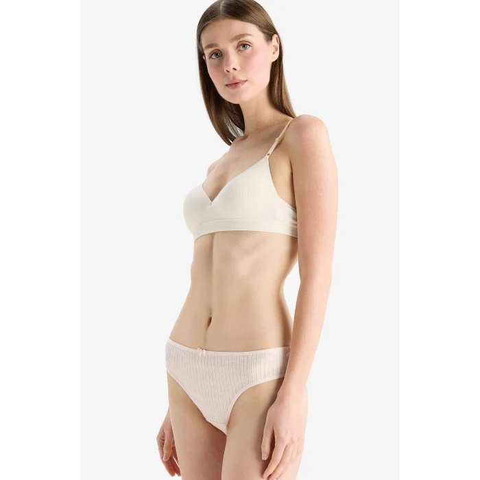 Defacto E4948 Pembe 3lü Brazilian Külot-Fall in Love