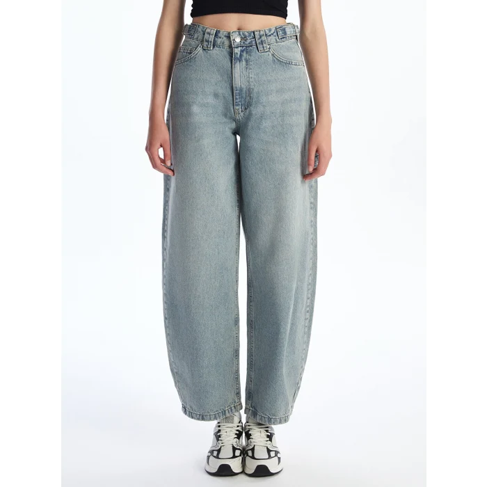 XSIDE Mavi Baggy Fit Kadın Jean Pantolon