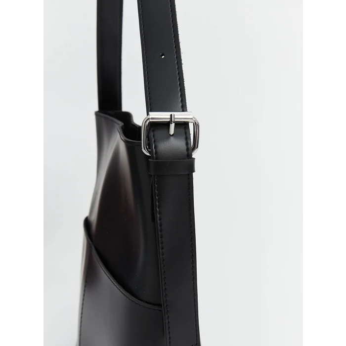 LCW ACCESSORIES Siyah Derİ Görünümlü Kadın Çanta ve Cüzdan