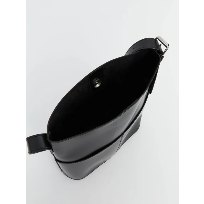 LCW ACCESSORIES Siyah Derİ Görünümlü Kadın Çanta ve Cüzdan