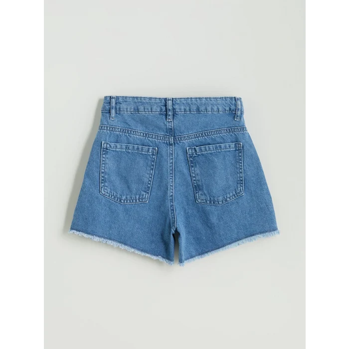 LCW Kids Mavi Kız Çocuk Jean Şort