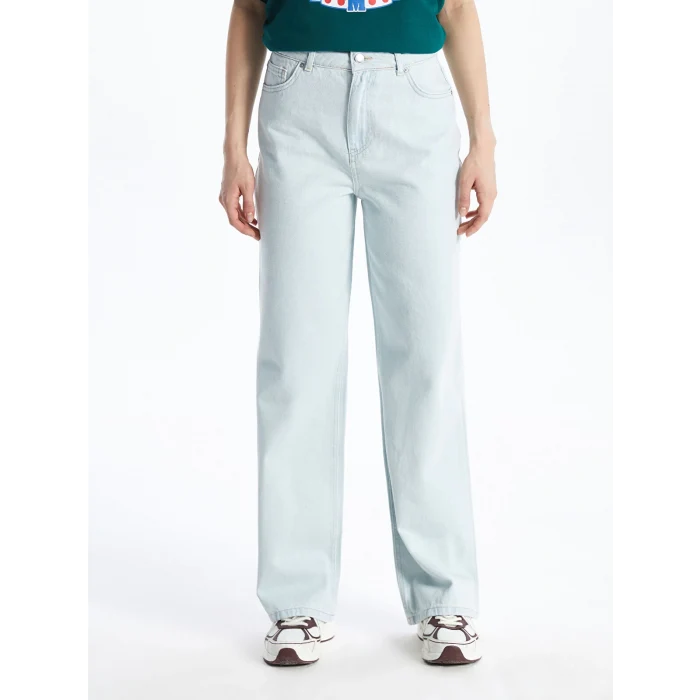 XSIDE Mavi Wideleg Kadın Jean Pantolon