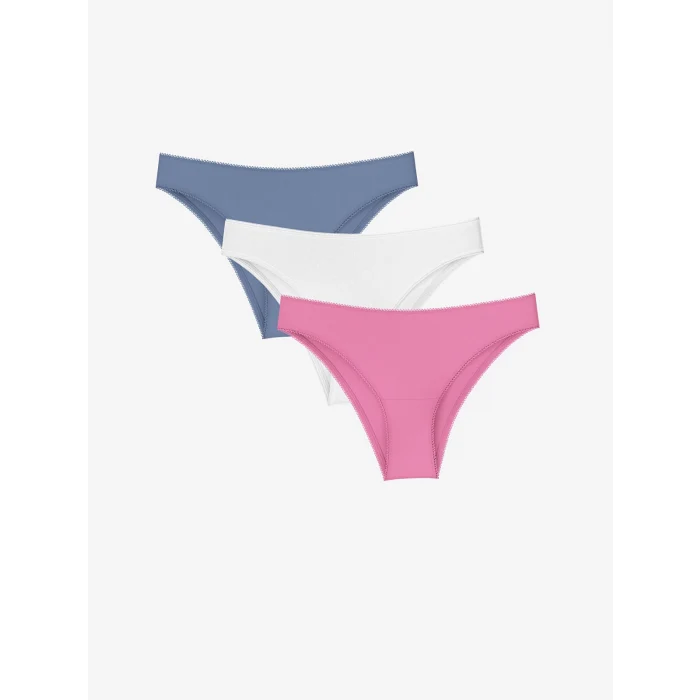 LCW DREAM Karişik Düz Brazilian Külot 3lü