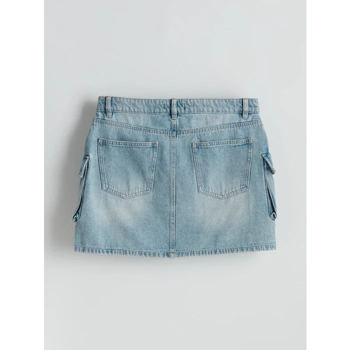 XSIDE Mavi Standart Fit Mini Jean Etek