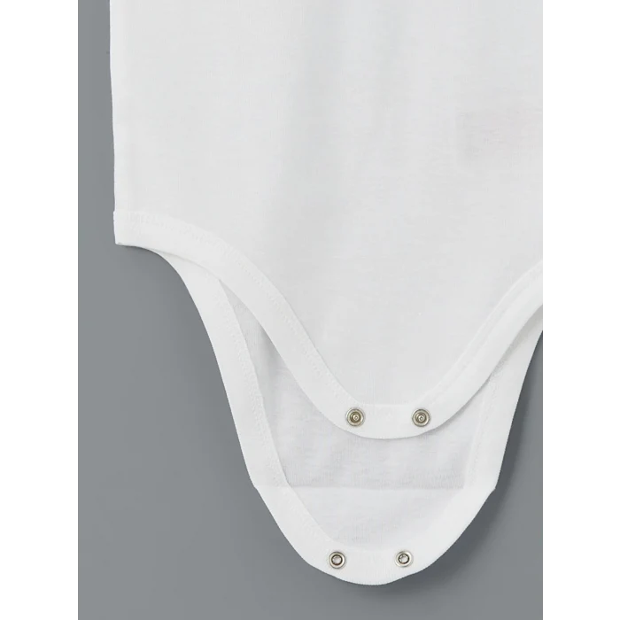 LCW baby Ekru Organik Kumaş Kız Bebek Çıtçıtlı Bodysuit 3lü