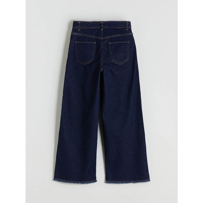 LCW Kids Indigo Wideleg Kız Çocuk Jean Pantolon