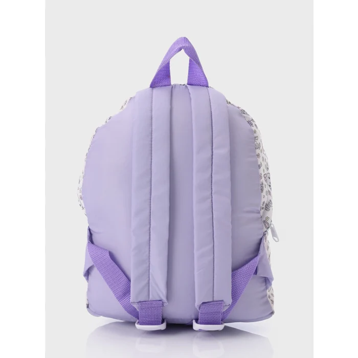 LCW ACCESSORIES Ekru Baskılı Kız Çocuk Sırt Çantası