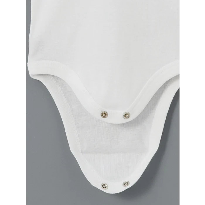 LCW baby Ekru Organik Kumaş Kız Bebek Çıtçıtlı Bodysuit 2li